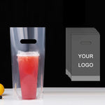 Milk Tea Coffee Disposable Takeout Bags, 100 bags in one package, 90mm Single Cup 700ml, 98mm Single Cup 700ml, 90mm Double Cup 700ml, 98mm Double Cup 700ml, 120mm Overlord Cup 1000ml