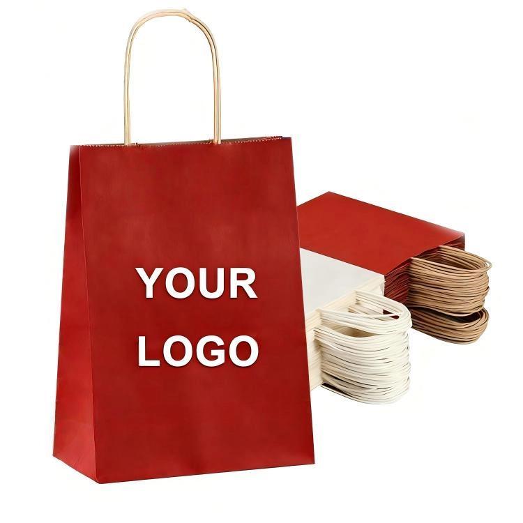 Kraft Paper Takeout Bags, Size: 13x7x14.5cm, 50bags In One Package, 13x7x14.5cm, Natural, 15x8x21cm, Natural, 21x11x27cm, Natural, 21x14x27cm, Natural, 26x12x31cm, Natural, 32x11x27cm, Natural, 28x15x28cm, Natural, 12x10x22cm, Natural, 24x17x27cm, Natu...