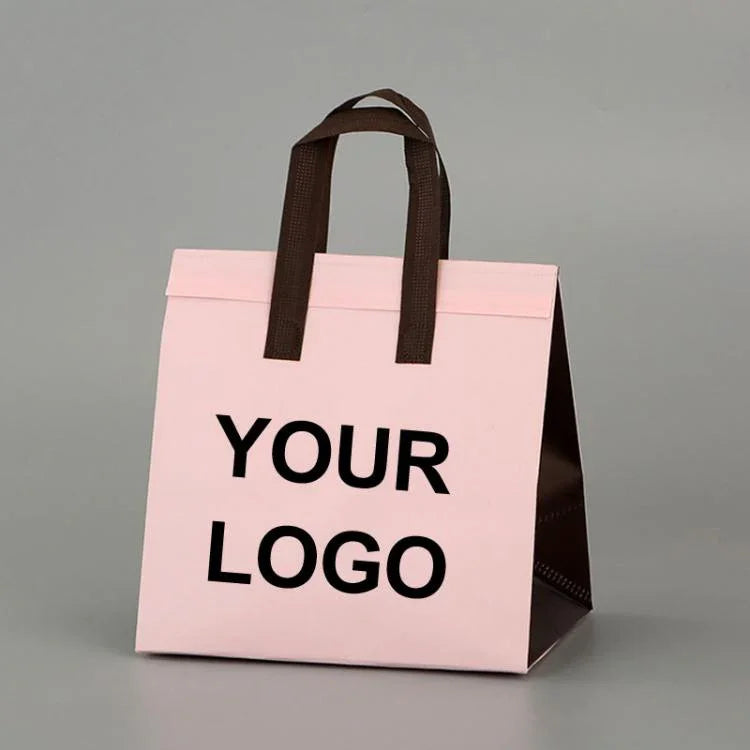 Aluminum Foil Thermal Takeaway Bag, 50 Bags In One Package, Size: 21x26x11cm, Small 21x26x11cm, Medium 24x24x15cm, Large 26x26x17cm, Extra Large 30x30x20cm