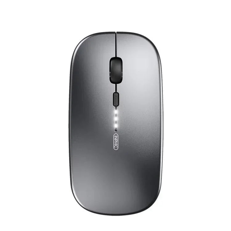 Inphic M1 PRO Wireless Bluetooth Tri-mode Rechargeable Mute Mouse With Battery Level Display