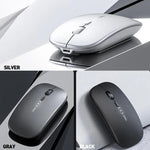 Inphic M1 PRO Wireless Bluetooth Tri-mode Rechargeable Mute Mouse With Battery Level Display