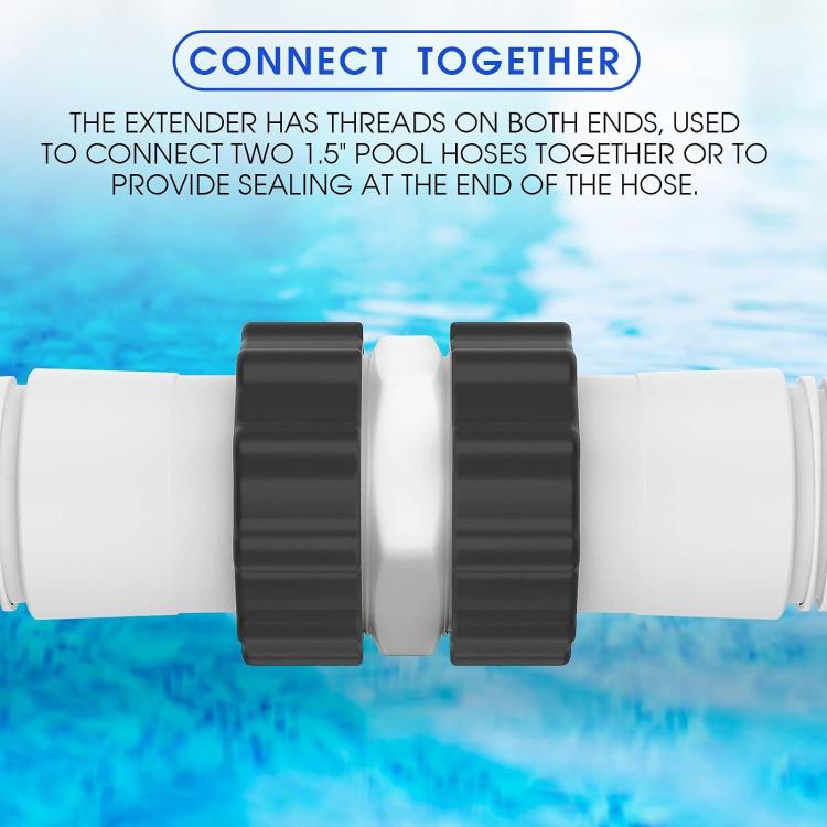 1.5 Inch Pool Hose 2-Way Connector For Intex, Coleman, Hayward