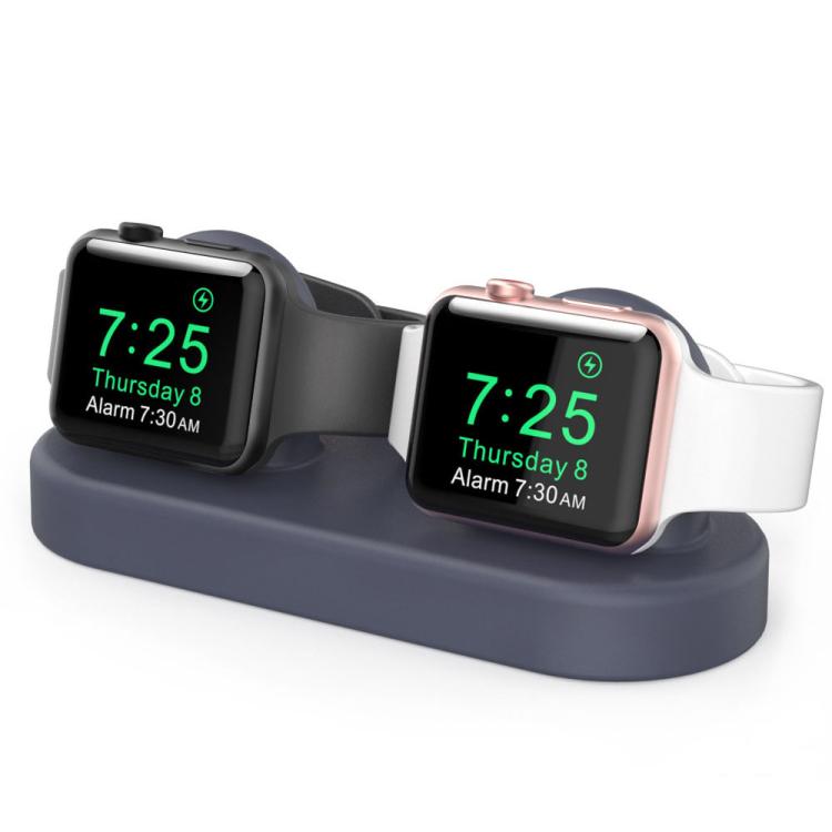 For Apple Watch / Earphone AhaStyle DD97 Storage Base 2 In 1 Desktop Charging Silicone Dock