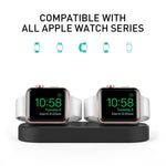For Apple Watch / Earphone AhaStyle DD97 Storage Base 2 In 1 Desktop Charging Silicone Dock