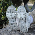 AOTU AT8614 1pair Outdoor 7 Teeth Claw Anti-Slip Shoe Cover Mountaineering Ice Anti-Slip Spikes