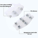 AOTU AT8614 1pair Outdoor 7 Teeth Claw Anti-Slip Shoe Cover Mountaineering Ice Anti-Slip Spikes