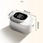 CKPA Rechargeable UV Toothbrush Sterilizer and Holder with Smart Display, No-Drill Adhesive Mount for Electric Toothbrushes