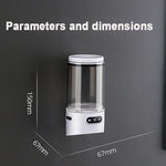 Rechargeable UV Toothbrush And Cup Sterilizer Wall Mount - Drill-Free Installation For Single User