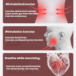 Portable Abdominal Breathing Exercise Dumbbell Vital Capacity Core Trainer