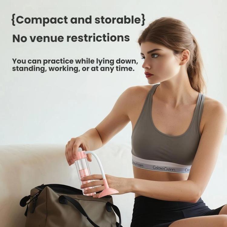 Portable Abdominal Breathing Exercise Dumbbell Vital Capacity Core Trainer