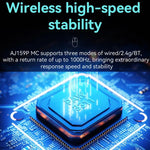Ajazz AJ159P MC Tri-Mode Magnetic Wireless Mouse Ergonomic Lightweight Silent Gaming Mice