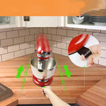 Kitchen Blender Rubber Non-Slip Mat, Large + 2 Cord Clips, Small + 2 Cord Clips, Large + 1 Cord Clip, Small + 1 Cord Clip