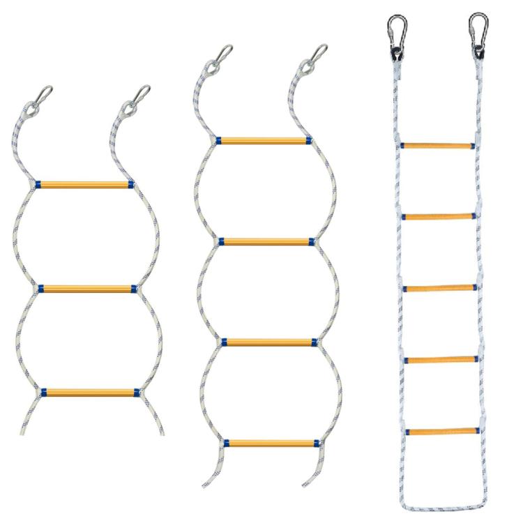 Multifunctional Resin Training Rope Ladder For Boat Climbing, White 1m, White 1.4m, White 1.8m