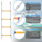 Multifunctional Resin Training Rope Ladder For Boat Climbing, White 1m, White 1.4m, White 1.8m