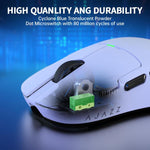 Ajazz 2.4G / Wired Dual Mode Gaming Mouse PAW3395 Chip, AJ159P With Charge Dock Black, AJ159P With Charge Dock White, AJ159 White