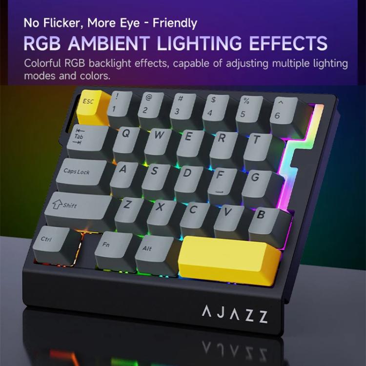 Ajazz AK029 Magnetic Rice Switch HIFI Edition RGB Backlight Wired Single Handed Gaming Keyboard