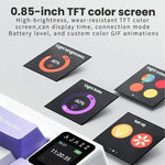 Ajazz AK650 Tri-mode Wireless Mechanical Keyboard With Screen Knob RGB Light, Flying Fish Switch Purple White Blue, Dream Switch Purple White Blue, Dream Switch Black Gray Yellow, Dream Switch Side Engraved Gradient Blackberry