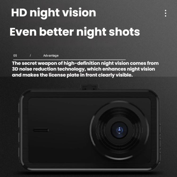 Suction Cup Bracket HD Night Vision Front And Rear Dual Recording WiFi Driving Recorder