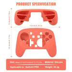 For Switch 2 Pro Controller Soft-Touch Silicone Case with Skin-Friendly Grip