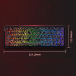 Ajazz AK680 MAX Magnetic Shaft Mechanical Wired Keyboard With RGB Light, Black, White, Black Gray Yellow, Blue White Dark Blue, Side Engraving Gradient Pink, Contour Line Black, Contour Line White