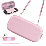 For Nintendo Switch 2 Sakura Print Crossbody Bag Portable Handheld Shoulder Carry Case, Carry Case