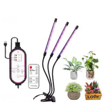 Clip-On Plant Grow Light Full Spectrum Plant Lights With Remote Control, 2 Head, 3 Head, 4 Head