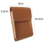 ANBERNIC RG34XX Handheld Game Console Storage Case Game Console Leather Cover, Brown