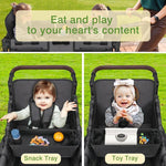 Baby Stroller Tray Four Wheeled Wagon Meal Tray, For Wonderfold W1 / W2 S, For Wonderfold W4 L