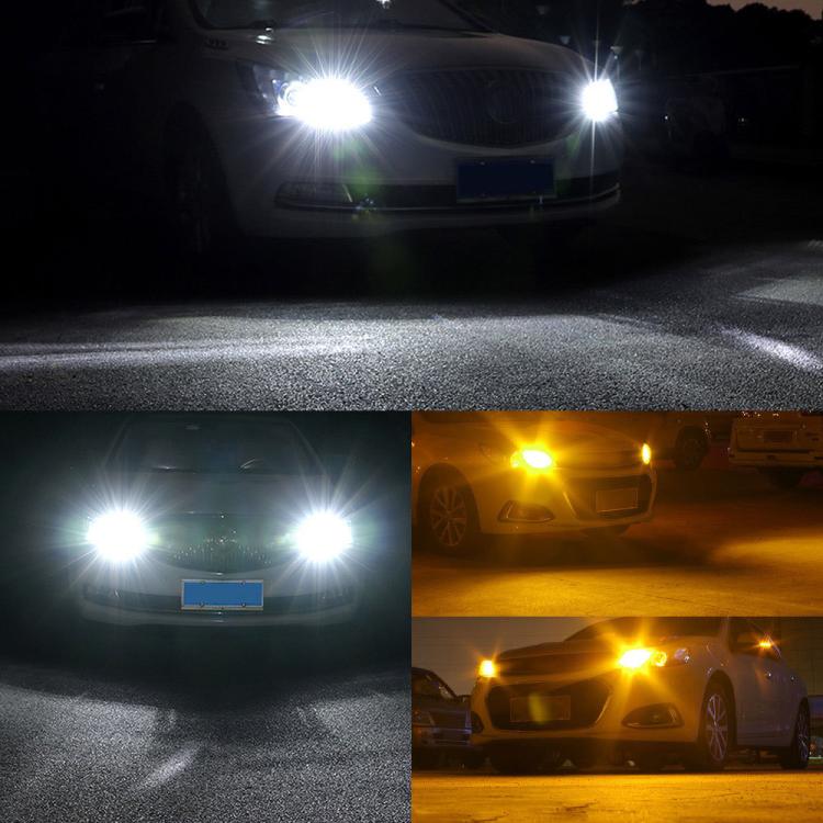 1pair Automotive 30-LED Wick 12V-80V Turn/Daytime Running/Taillight, 1156 Straight Pin, 1156 Crooked Pin, 1157