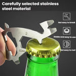 Outdoor Wrench Bottle Opener Screw Tool Stainless Steel Multi-Tool Card, Tower Shape, Shark Shape, Giraffe Shape
