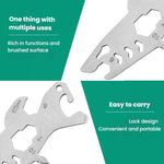 Outdoor Wrench Bottle Opener Screw Tool Stainless Steel Multi-Tool Card, Tower Shape, Shark Shape, Giraffe Shape