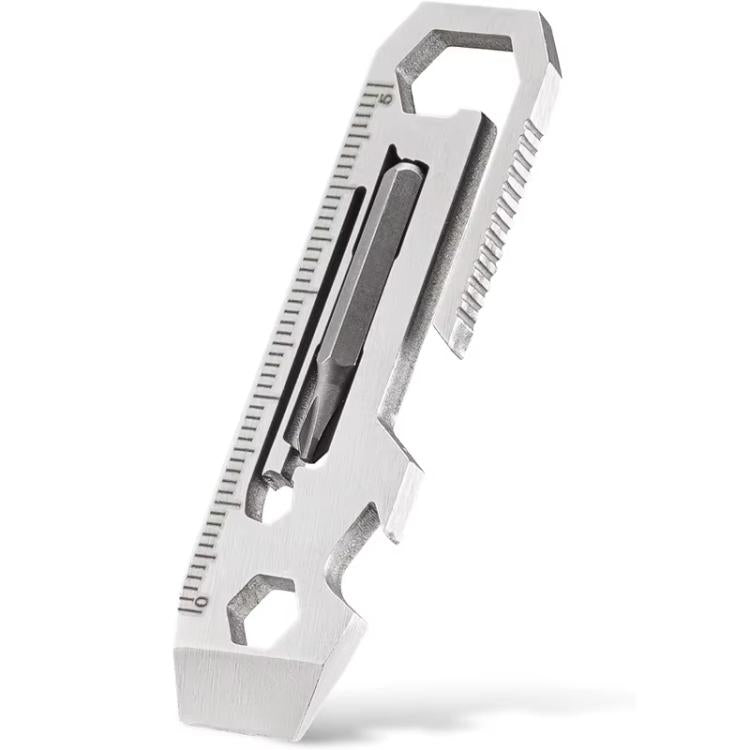 Multi-tool With Batch Wrench Stainless Steel Tool Card, 7 In 1