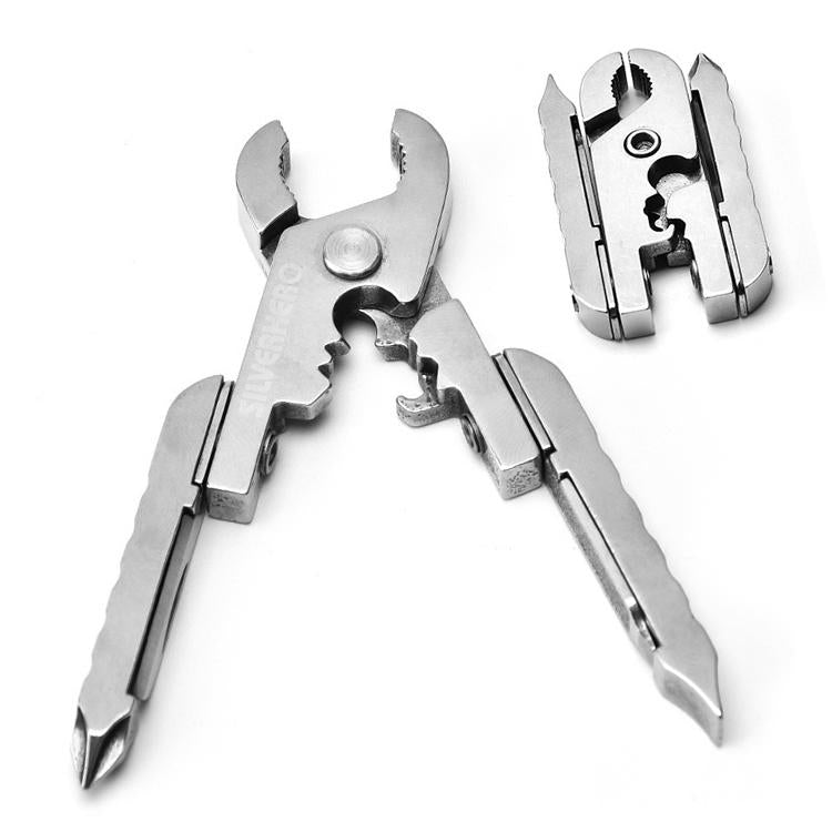 Multi-function Pliers Screwdriver Outdoor Emergency Tools, 10 In 1