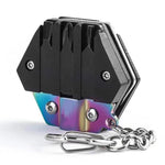 Multifunctional Stainless Steel Pocket Folding Hexagon Knife Outdoor Carrying EDC Combination Screwdriver