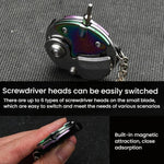 Multifunctional Stainless Steel Pocket Folding Hexagon Knife Outdoor Carrying EDC Combination Screwdriver