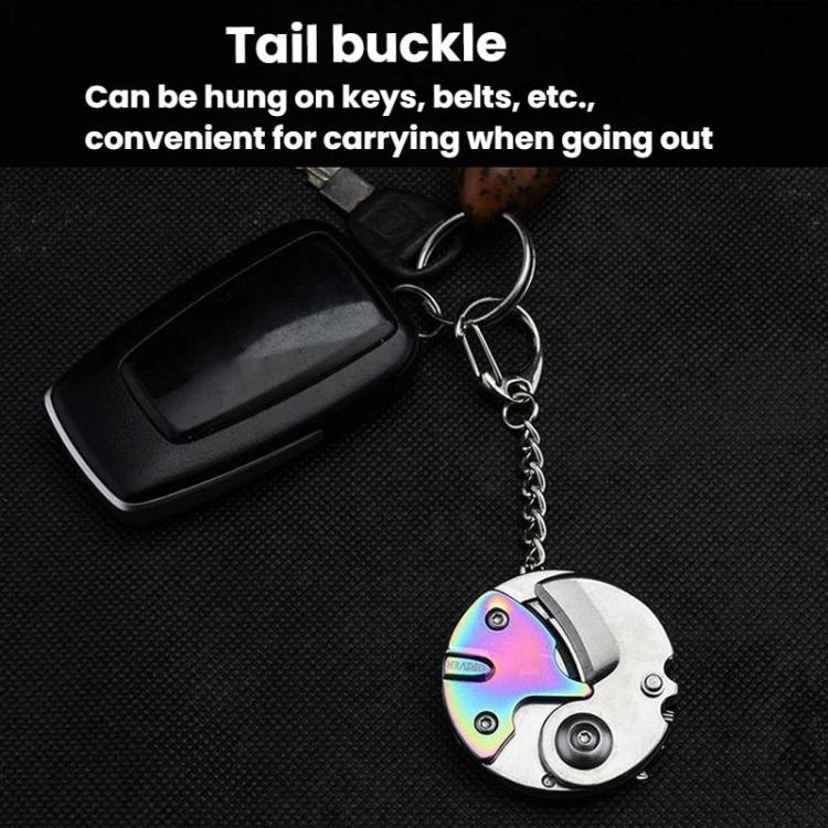 Multifunctional Stainless Steel Pocket Folding Hexagon Knife Outdoor Carrying EDC Combination Screwdriver