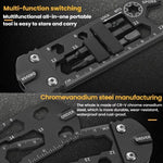 16 In 1 Mini Card Tool Multifunctional Keychain Bottle Opener Hexagonal Portable Screwdriver, 16 In 1