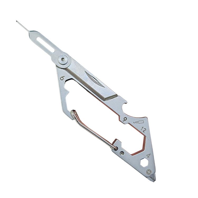 6 In 1 Cell Phone Card Removal Pin Keychain Tool Multi-functional Carrying Portable Wrench, 6 In 1