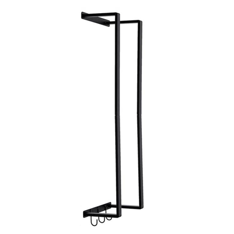 Wall-Mounted Bathroom Towel Rack Removable Space-Saving Guest Towels Shelf