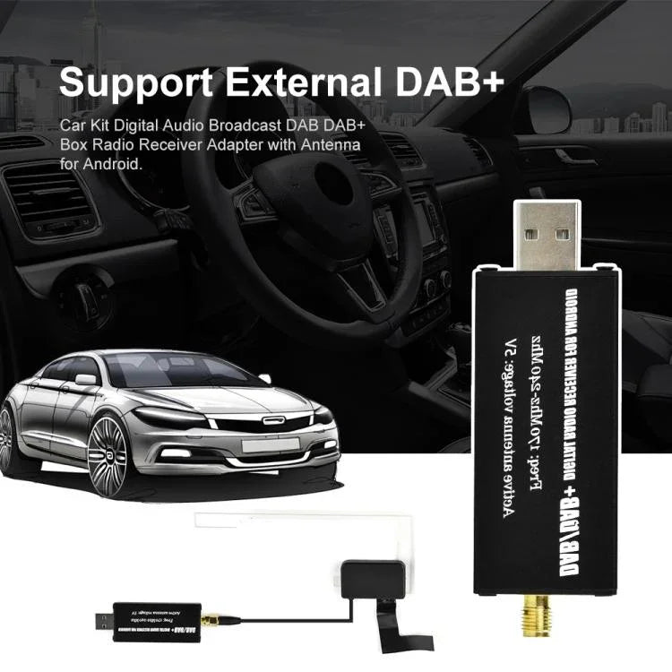 Android Car Universal DAB Module Digital Radio Navigation APP Control, Europe Only