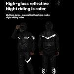 WEST BIKING Reflective Outdoor Waterproof Lightweight Cycling Raincoat, S, M, L, XL, XXL, XXXL, XXXXL