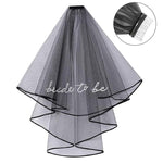 Bridal Veil Hair Accessories Double-Layer Tulle Veil, Red Plastic Hairbrush, Black Plastic Hairbrush, White Plastic Hairbrush, Red Iron Hairbrush, Black Iron Hairbrush, White Iron Hairbrush