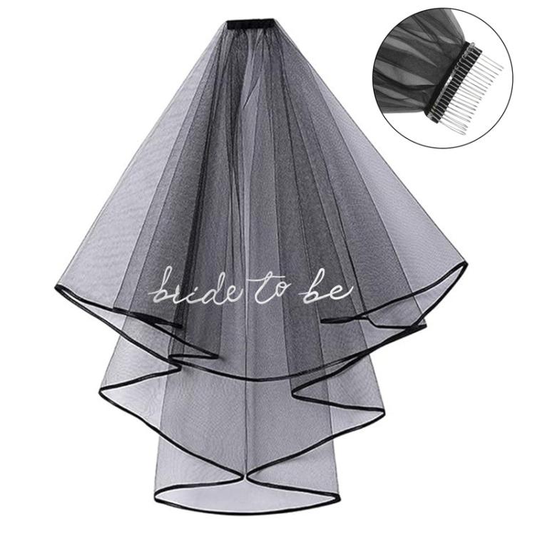 Bridal Veil Hair Accessories Double-Layer Tulle Veil, Red Plastic Hairbrush, Black Plastic Hairbrush, White Plastic Hairbrush, Red Iron Hairbrush, Black Iron Hairbrush, White Iron Hairbrush