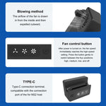 For Nintendo Switch 2 Console 3-Speed Turbo Cooling Fan Adjustable Exhaust Cooler