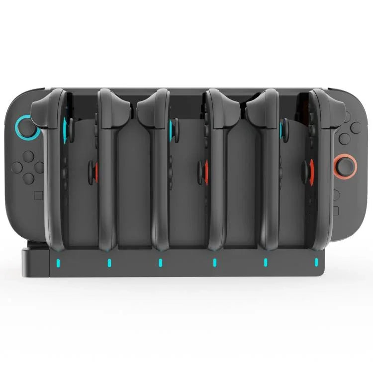 ipega 6 In 1 Charging Station for Nintendo Switch 2 Joy-Con Controllers Charging Dock, PG-SW2189