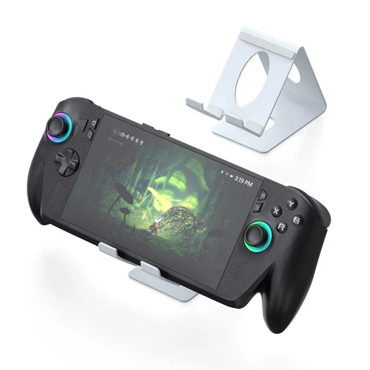 JYS Universal Metal Desktop Stand for Handheld Consoles Compatible with ROG Xbox Ally/X, Switch, Steam Deck & Lenovo Legion Go, Desktop Stand White, Desktop Stand Black