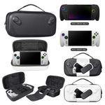 JYS Hard Carrying Case for ROG Xbox Ally/X Handheld Portable Travel Zipper Bag, JYS-X152 White, JYS-X152 Black