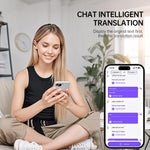 150 Languages AI Translation Wireless Clip Ear Bluetooth Earphone