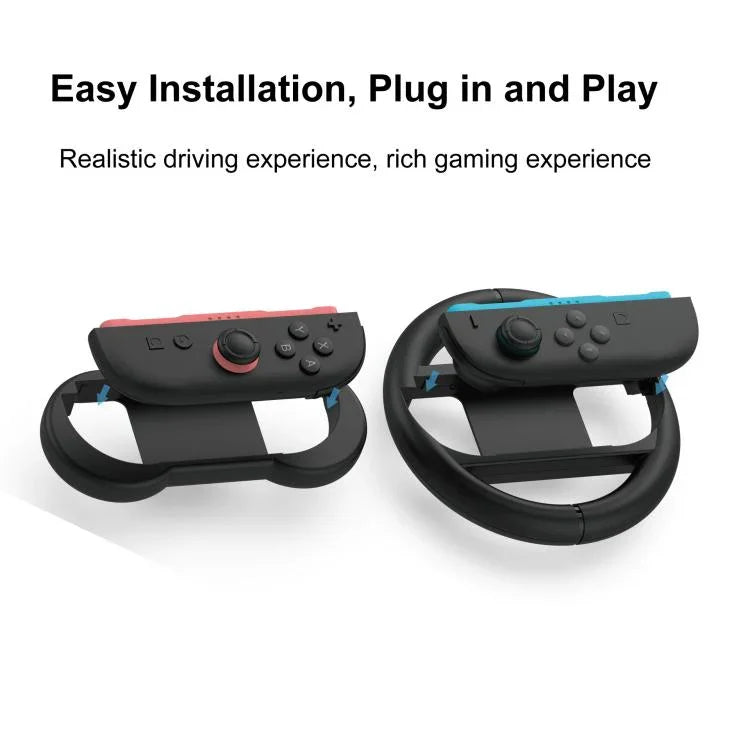 PGTECH 10-In-1 Accessory Bundle For Nintendo Switch 2 Steering Wheels, Grips, Thumbstick Caps