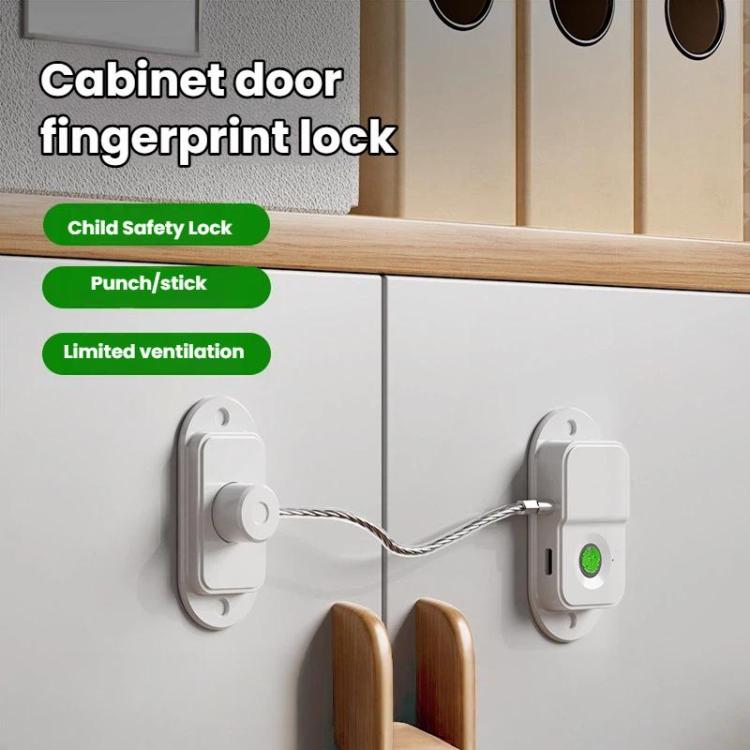 Fingerprint Child Safety Lock Window Fridge Positioner Restrictor